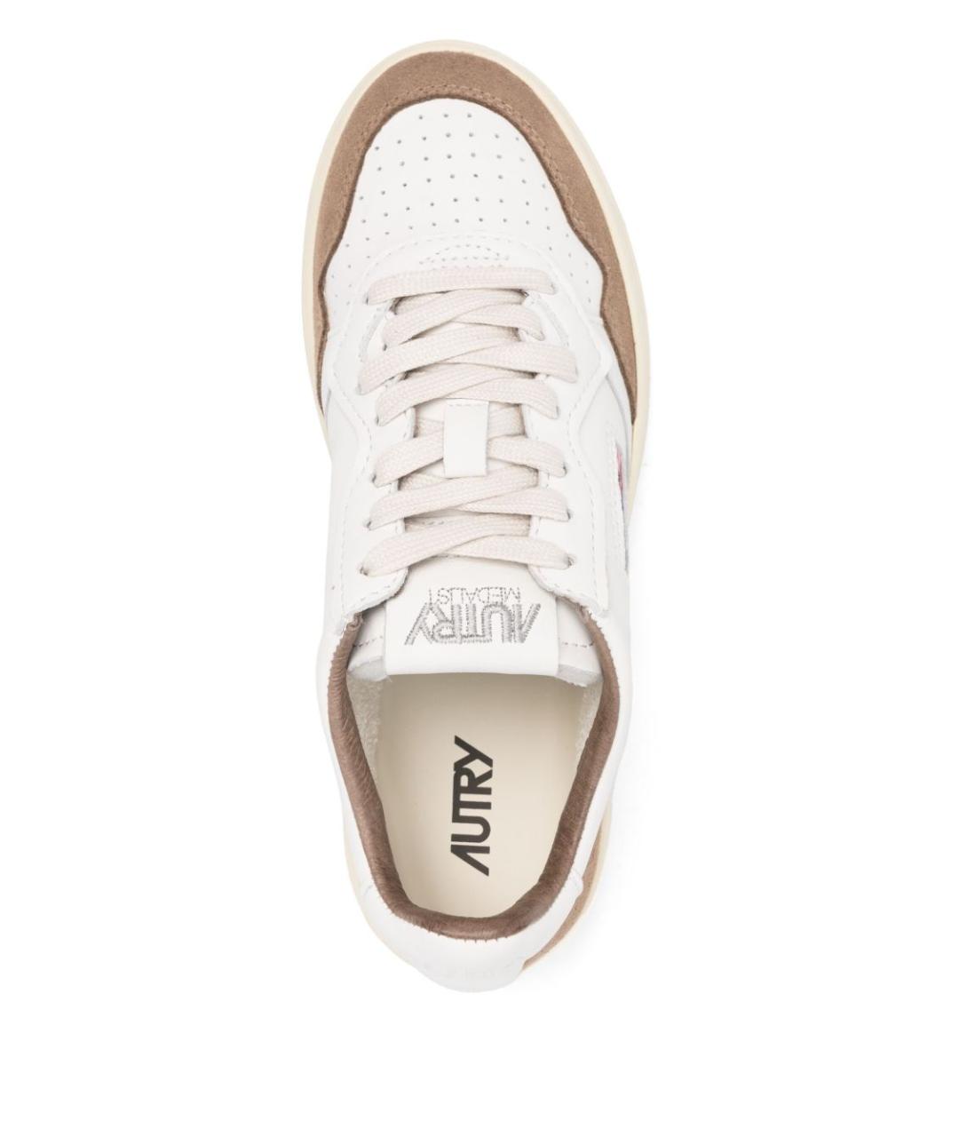 AUTRY Белые кожаные кроссовки, фото 2