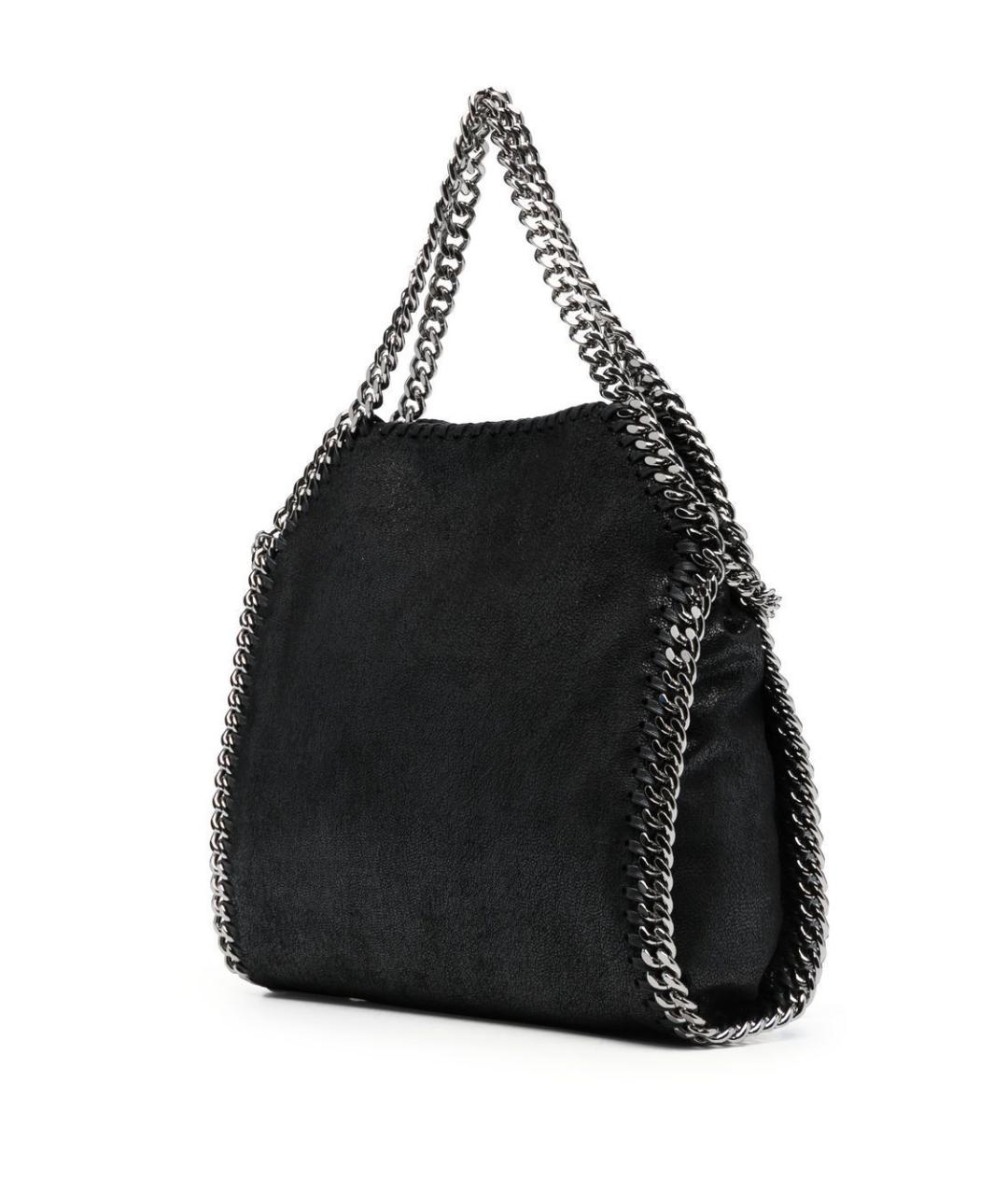 STELLA MCCARTNEY Черная сумка тоут из искусственной кожи, фото 5