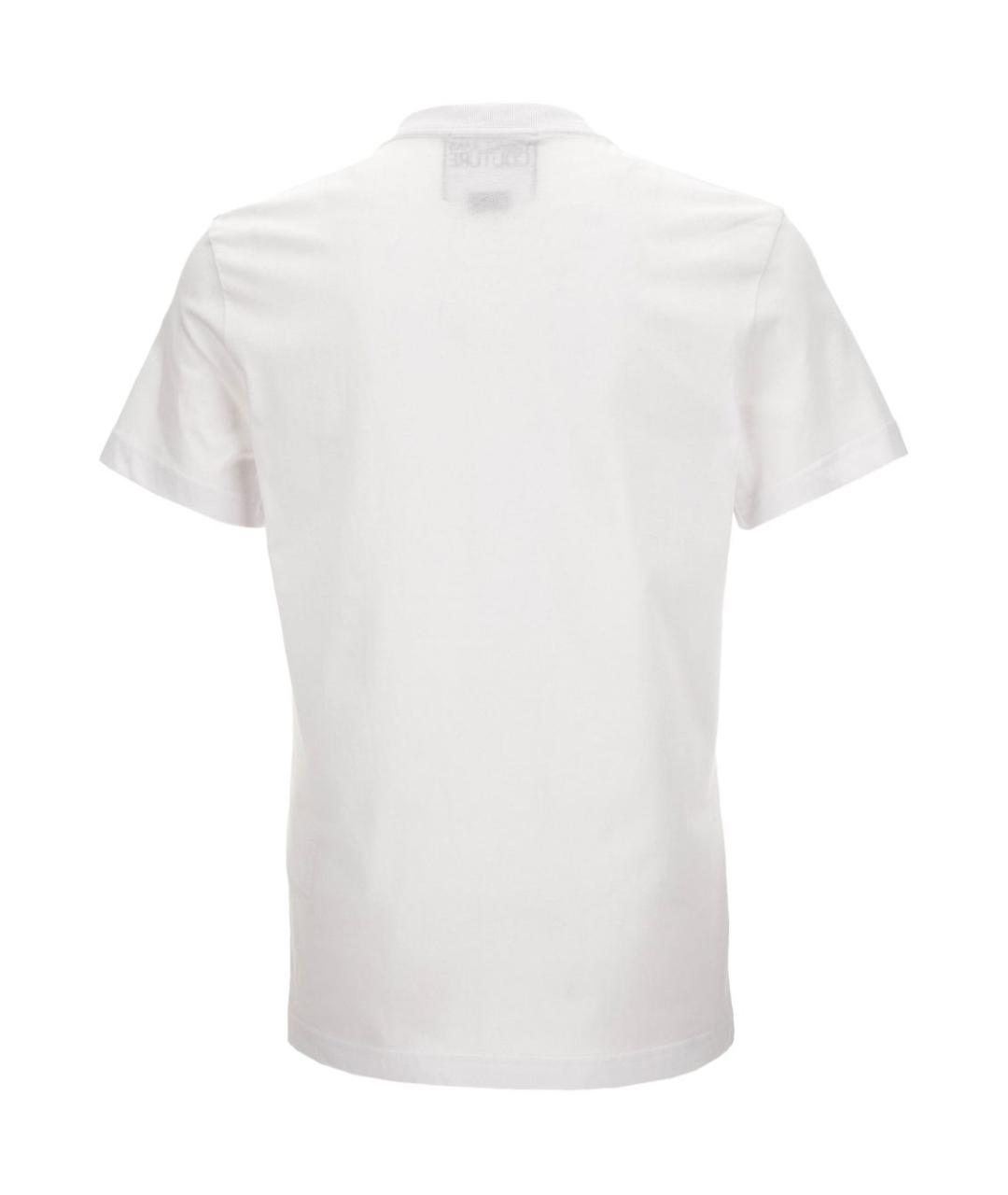 VERSACE JEANS COUTURE Белая хлопковая футболка, фото 3