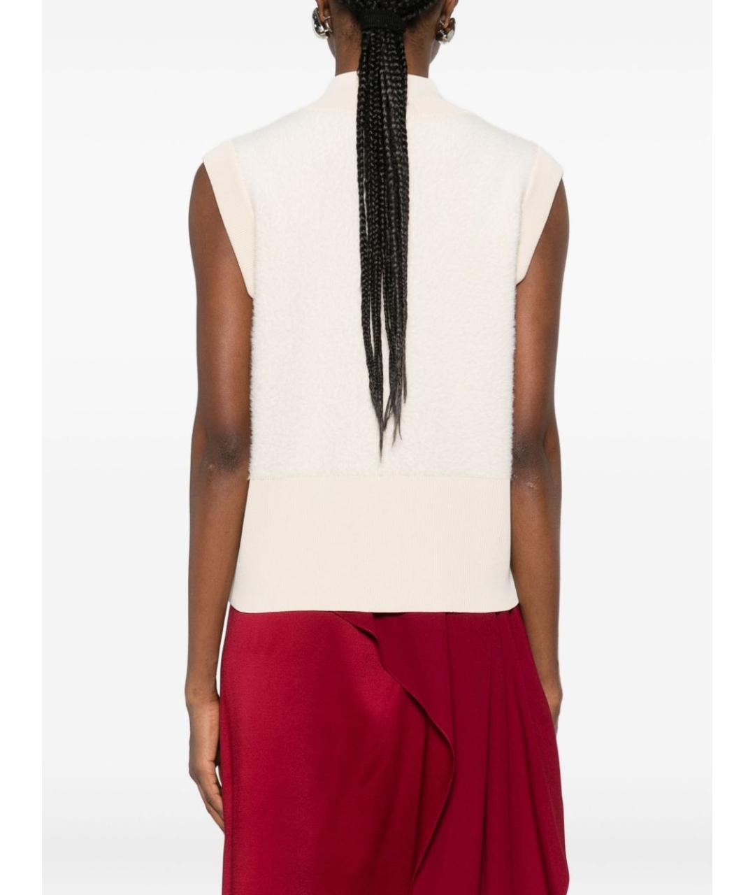 BLUGIRL Бежевая полиамидовая жилетка, фото 4