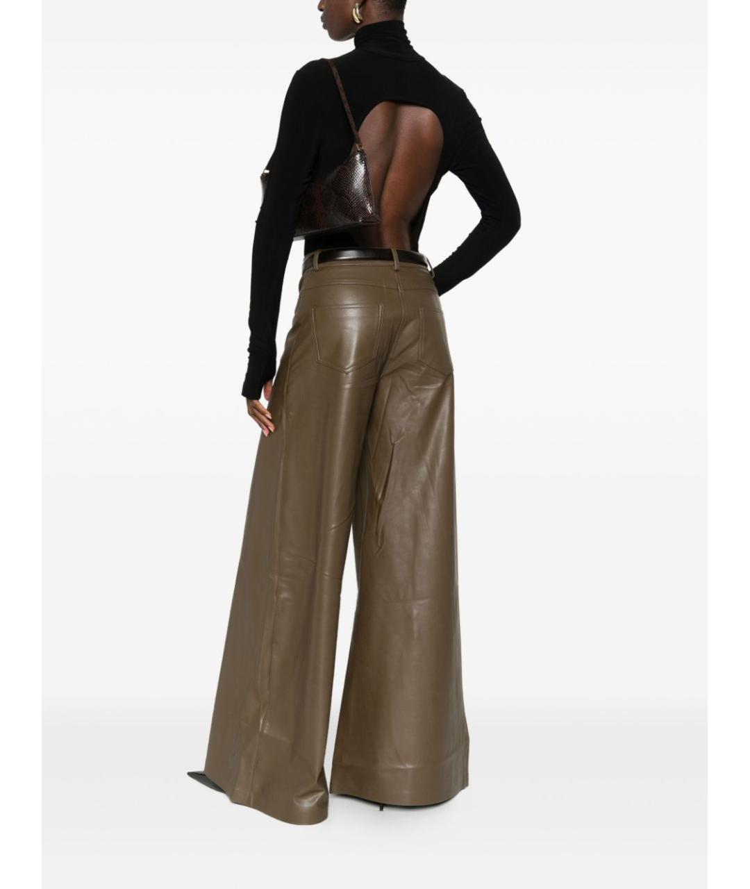 NORMA KAMALI Черное полиэстеровое боди, фото 3