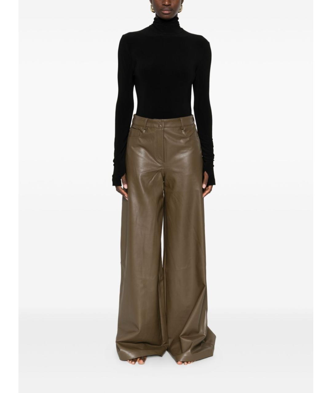 NORMA KAMALI Черное полиэстеровое боди, фото 4