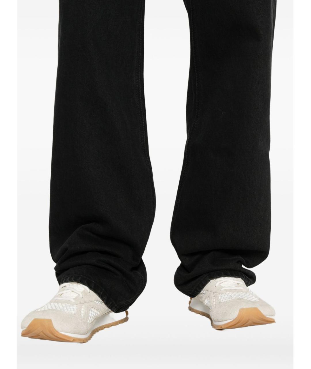 JACQUEMUS Черные хлопковые прямые джинсы, фото 3