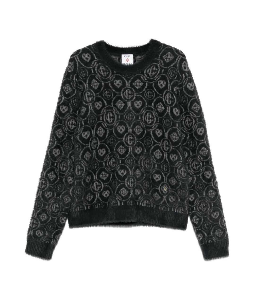 CASABLANCA Серый шерстяной джемпер / свитер, фото 1