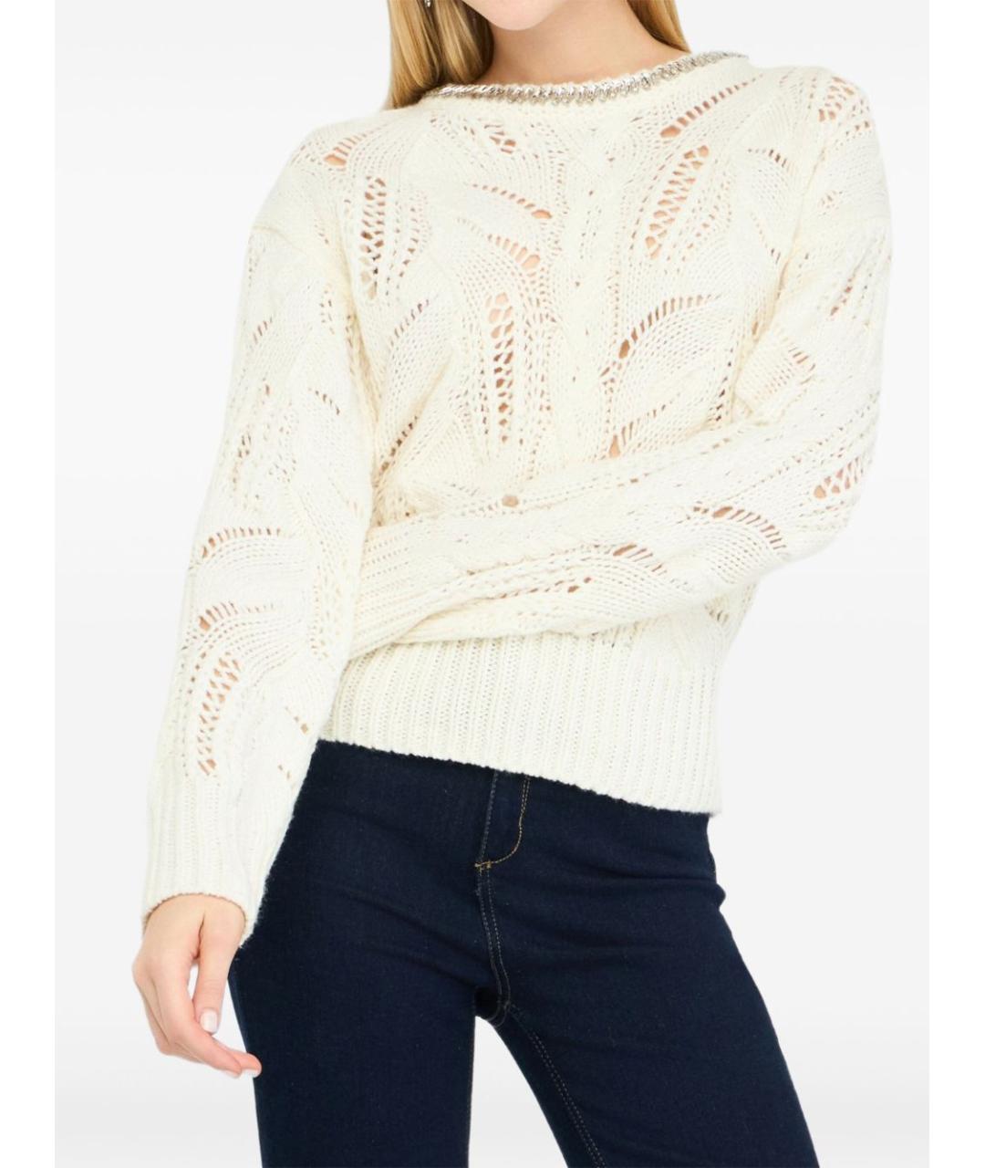 LIU JO Белый джемпер / свитер, фото 4