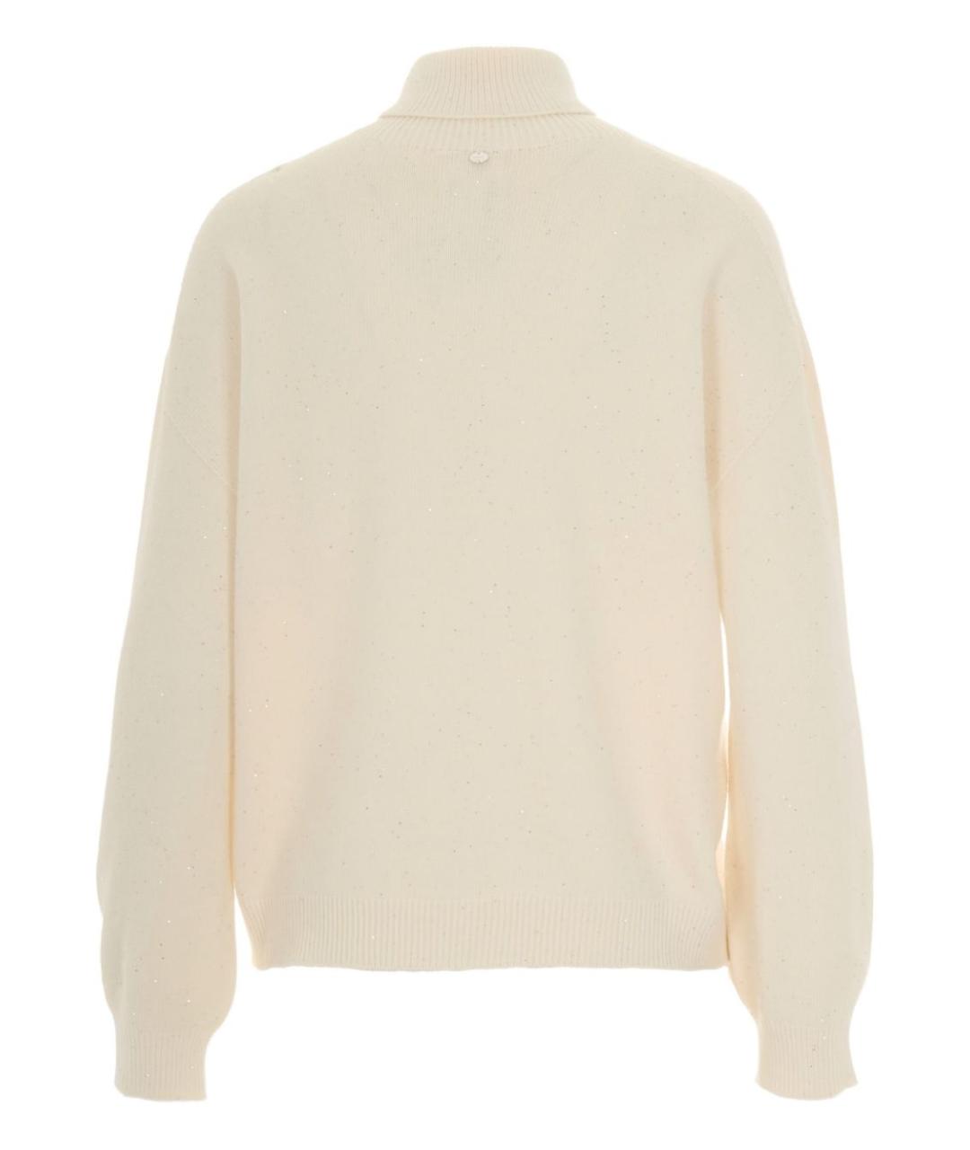 LIU JO Бежевый вискозный джемпер / свитер, фото 2