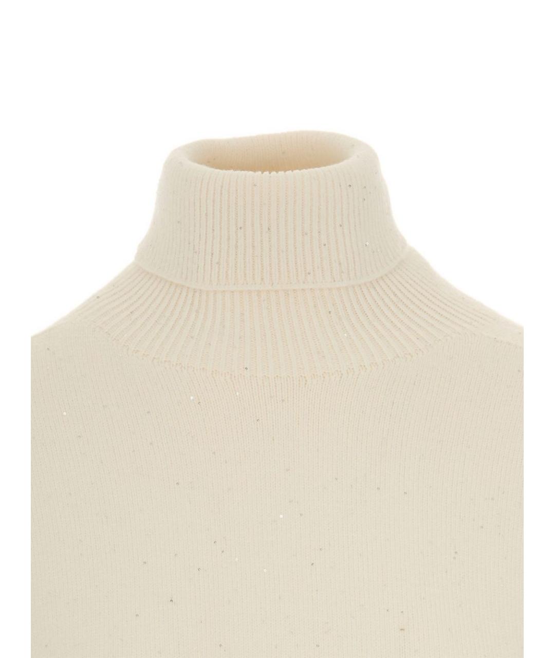 LIU JO Бежевый вискозный джемпер / свитер, фото 3