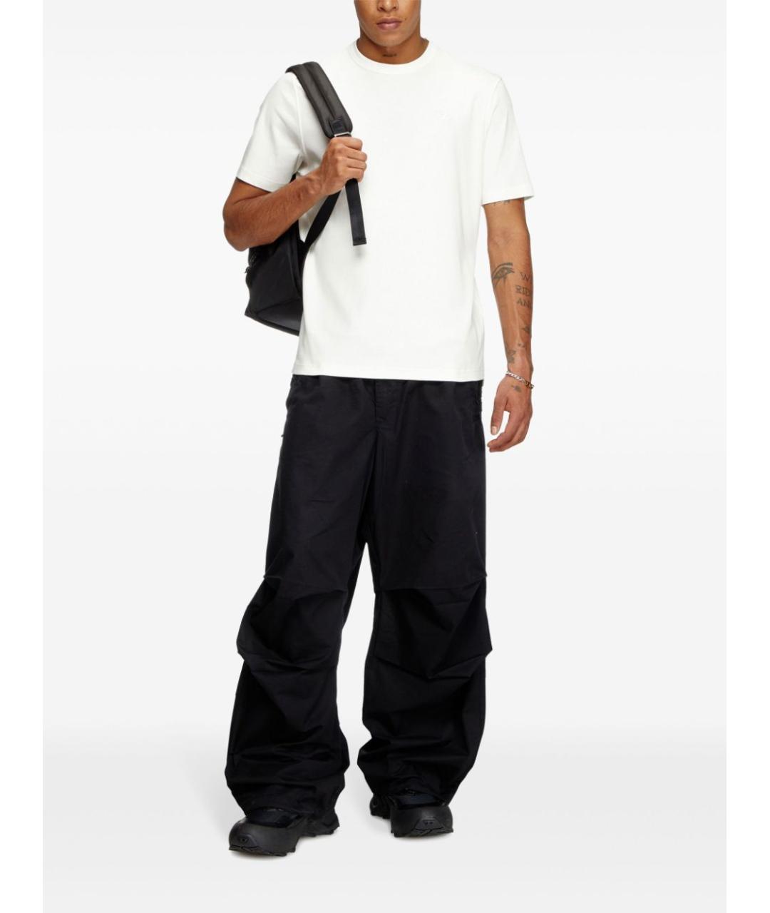 DIESEL Бежевая хлопковая футболка, фото 4