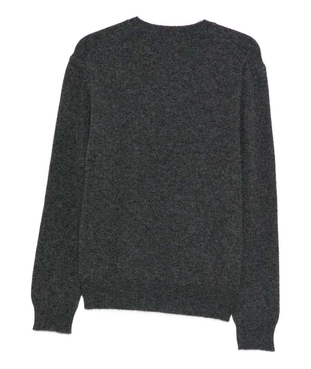 BARACUTA Серый шерстяной джемпер / свитер, фото 3