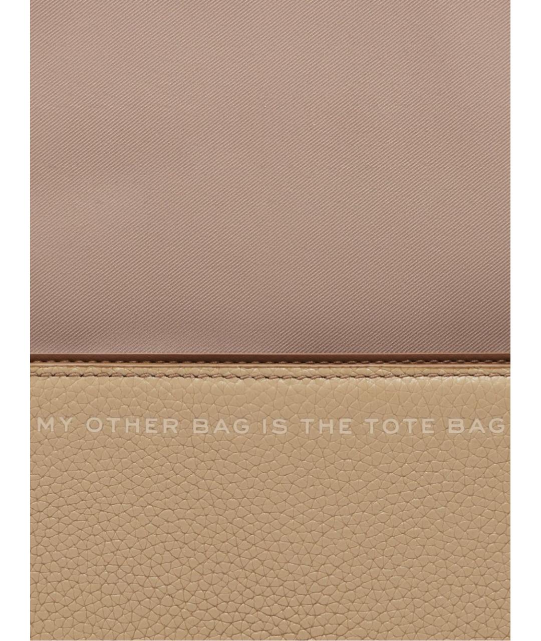 MARC JACOBS Бежевая кожаная сумка через плечо, фото 2