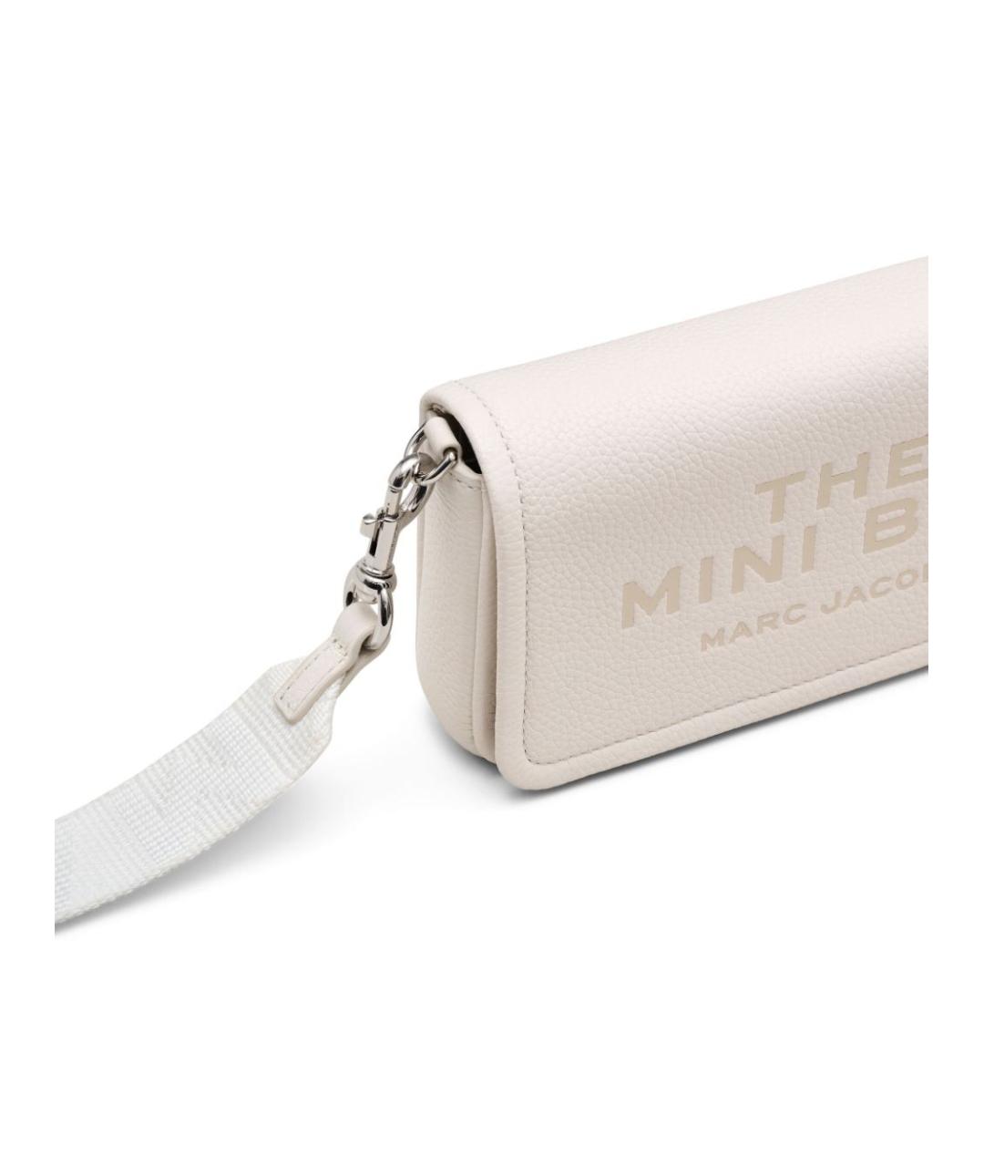 MARC JACOBS Белая кожаная сумка через плечо, фото 5