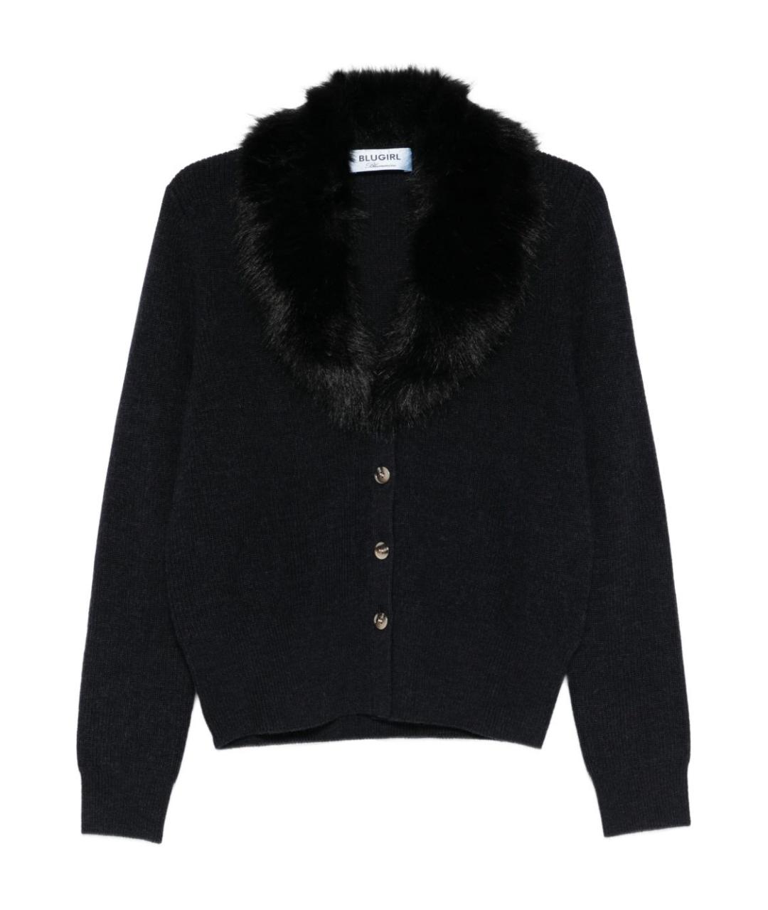 BLUGIRL Синий шерстяной джемпер / свитер, фото 1