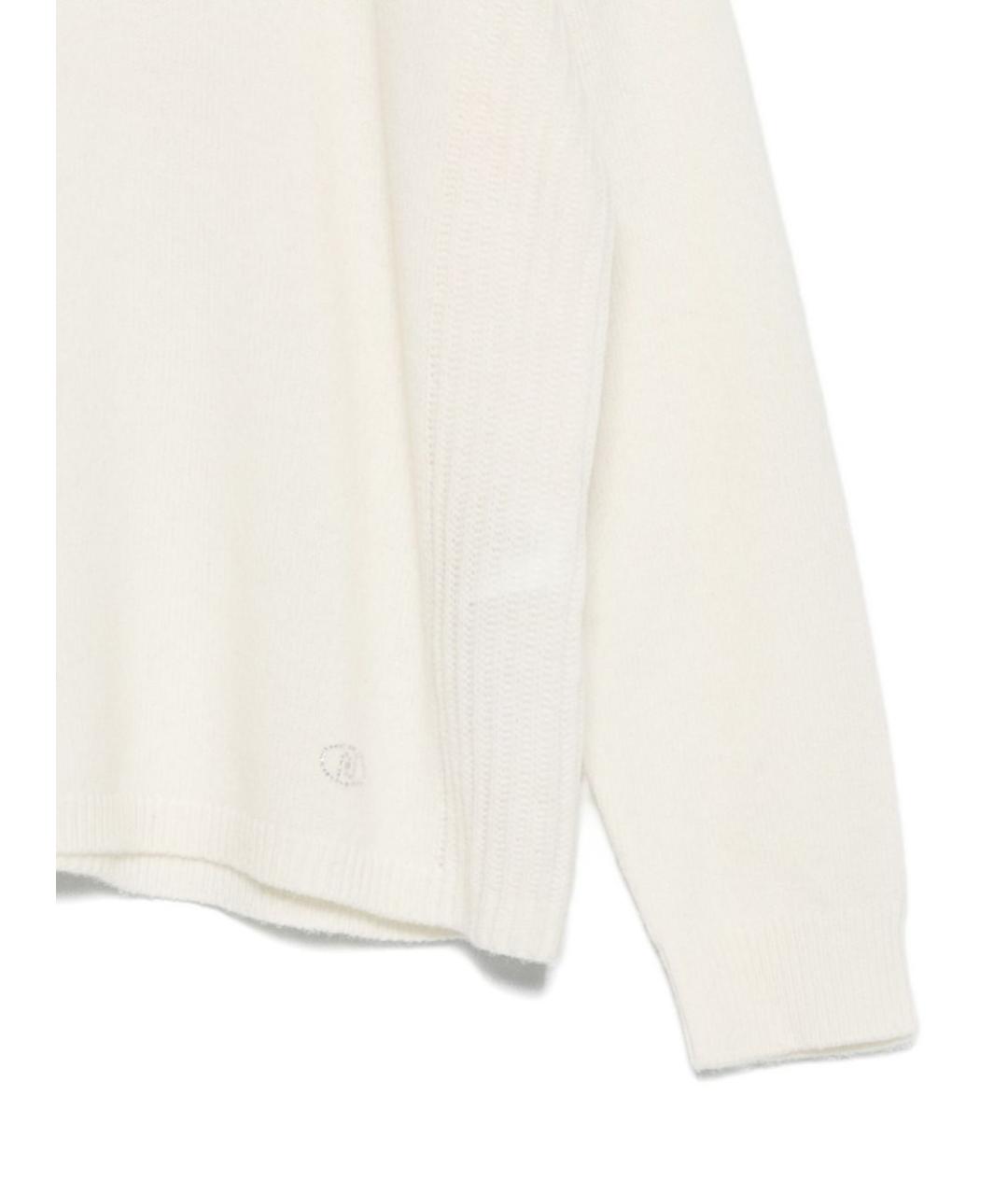 LIU JO Белый шерстяной джемпер / свитер, фото 2