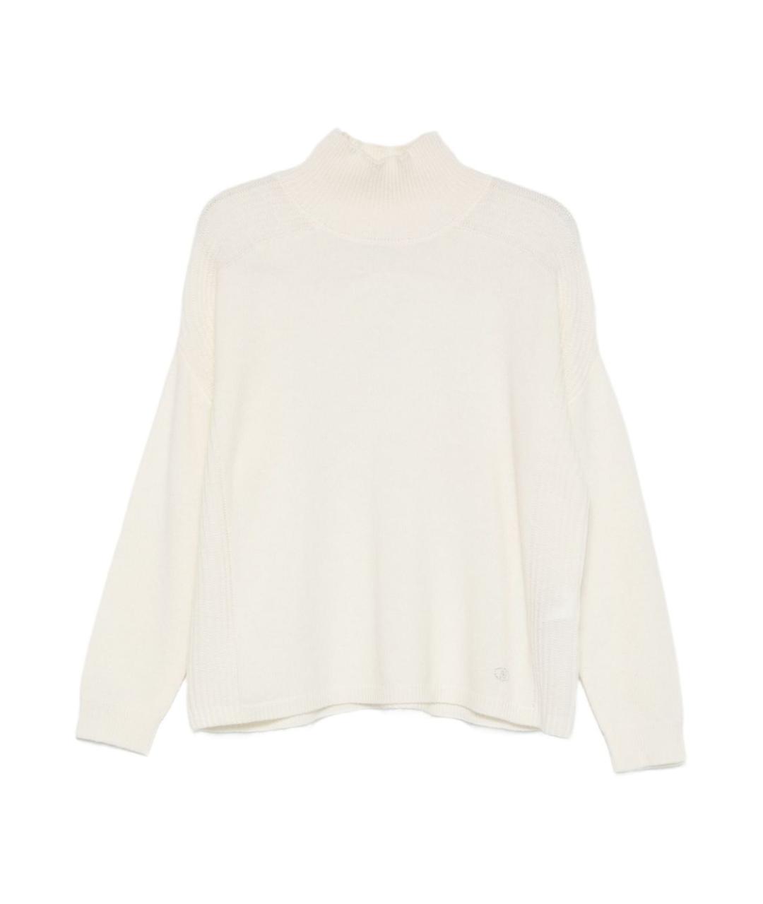 LIU JO Белый шерстяной джемпер / свитер, фото 1
