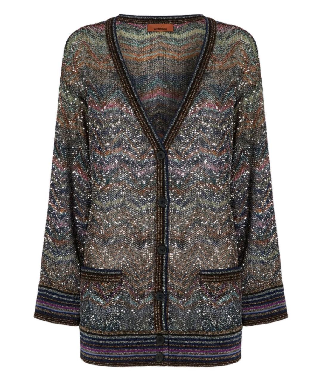 MISSONI Мульти вискозный кардиган, фото 1