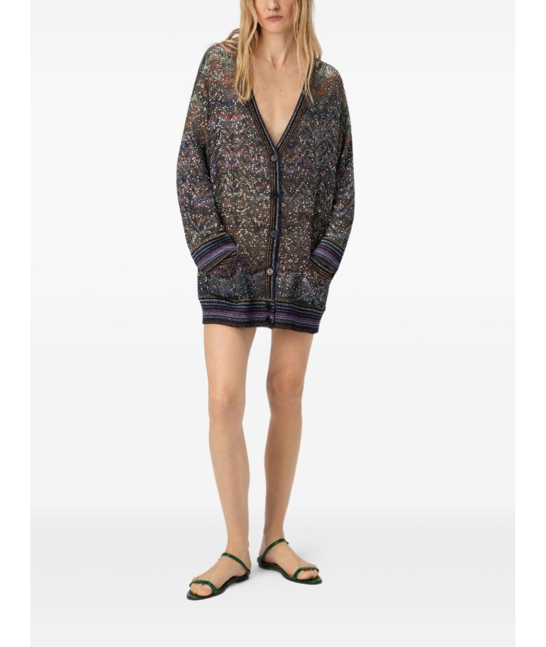 MISSONI Мульти вискозный кардиган, фото 3