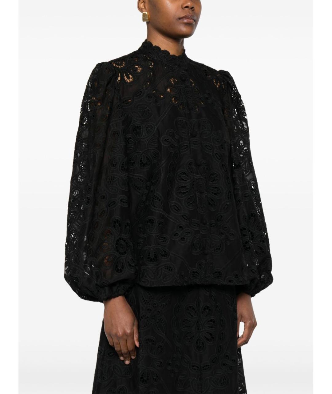 ZIMMERMANN Черная полиэстеровая блузы, фото 2