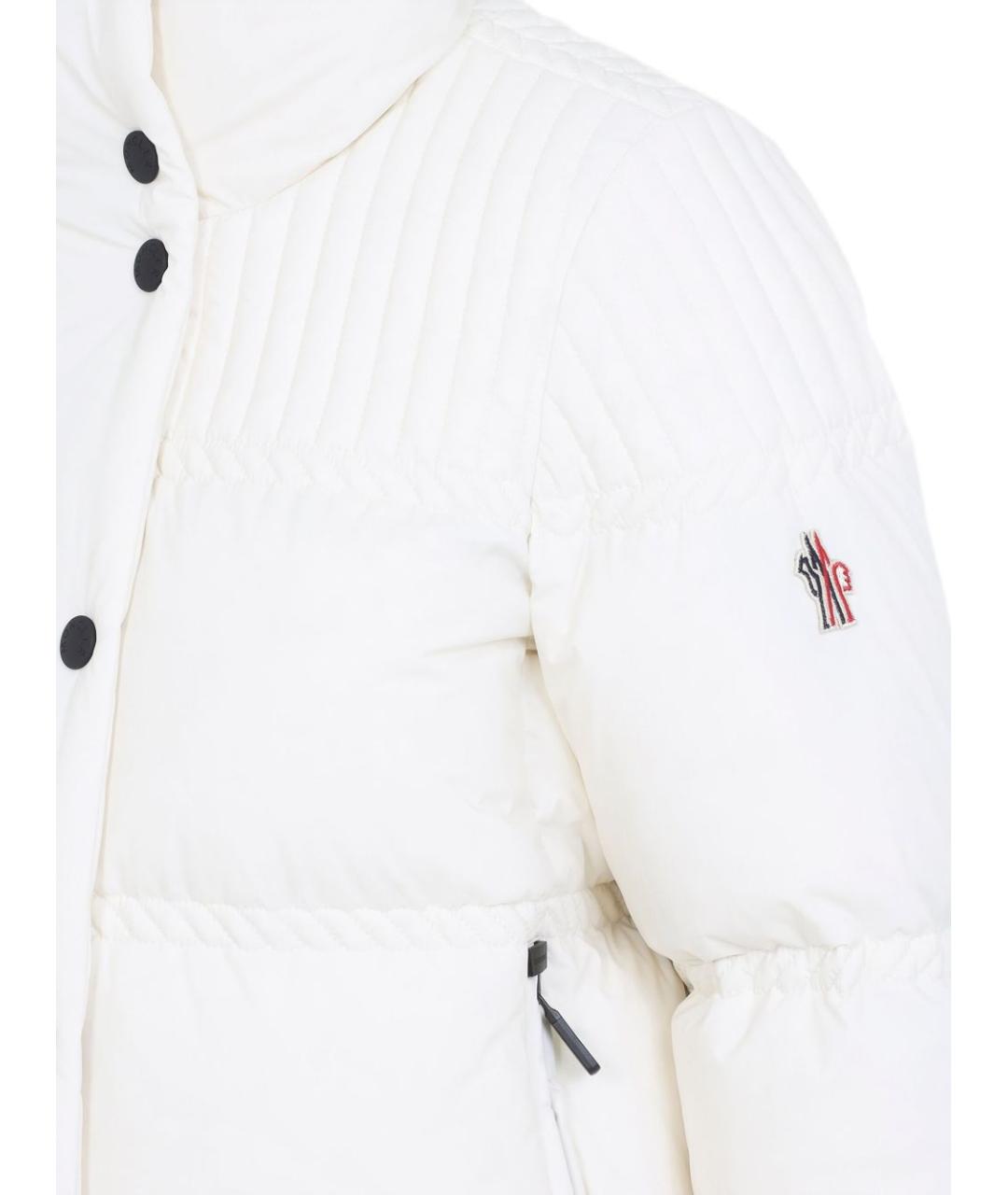 MONCLER GRENOBLE Белый полиамидовый пуховик, фото 2