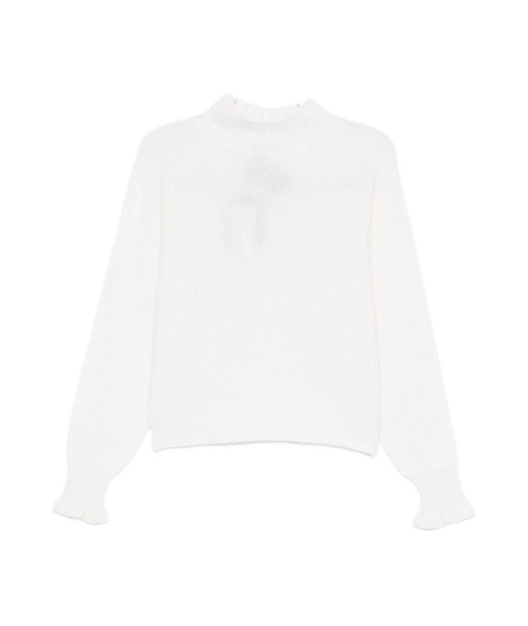 TWIN-SET Белый шерстяной джемпер / свитер, фото 1