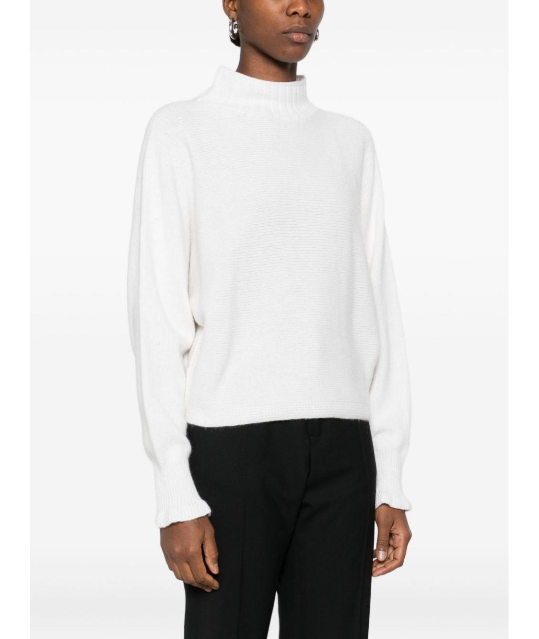 TWIN-SET Белый шерстяной джемпер / свитер, фото 2