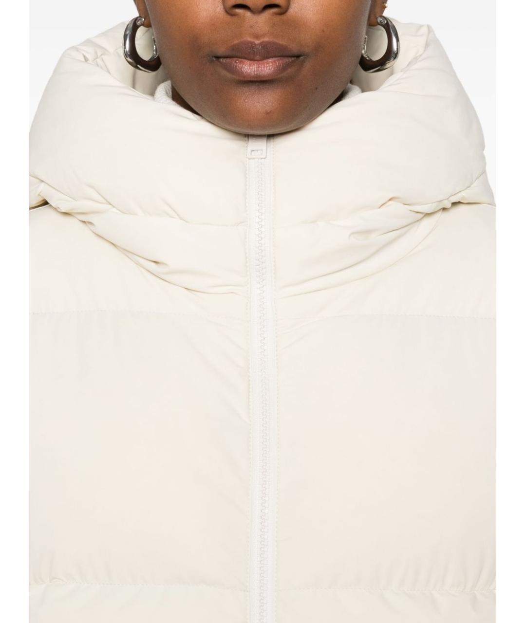 WOOLRICH Бежевый полиамидовый пуховик, фото 3