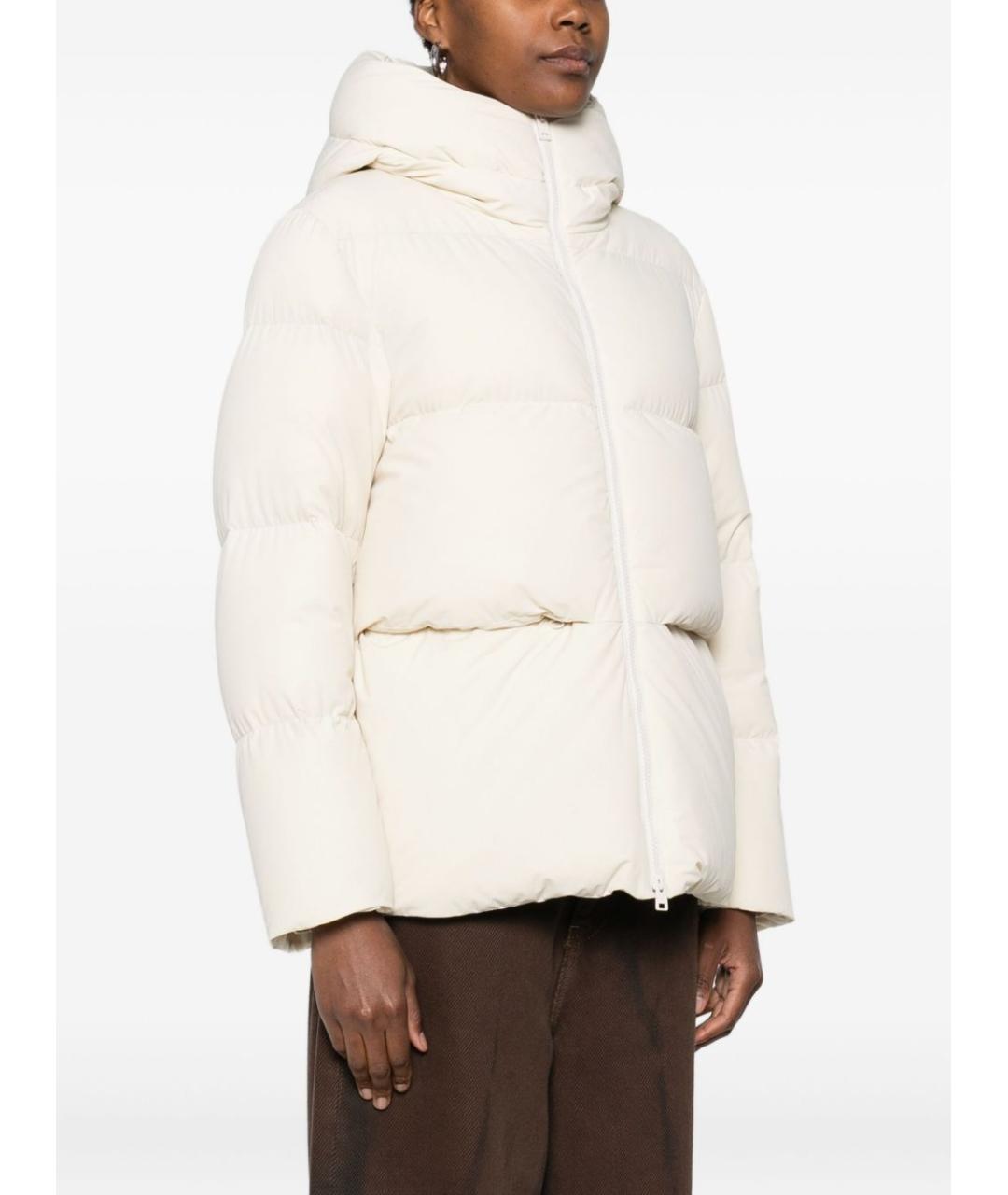 WOOLRICH Бежевый полиамидовый пуховик, фото 4