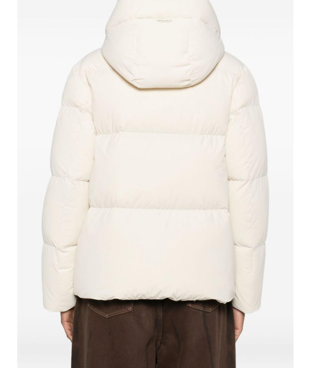WOOLRICH Бежевый полиамидовый пуховик, фото 2