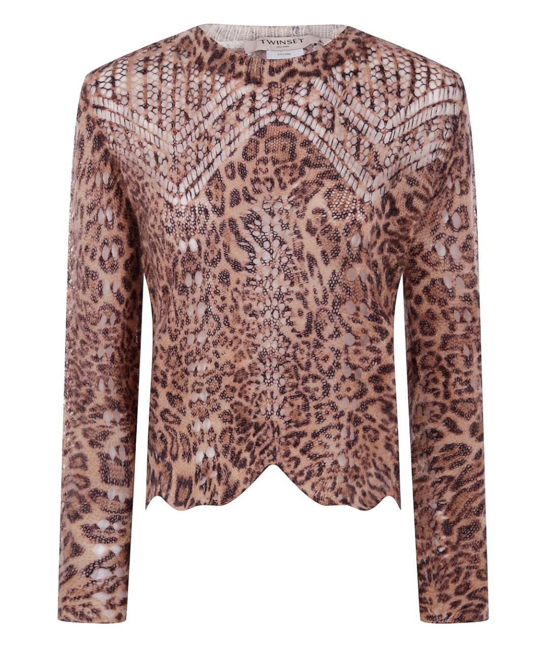 TWIN-SET Мульти полиамидовая водолазка, фото 1