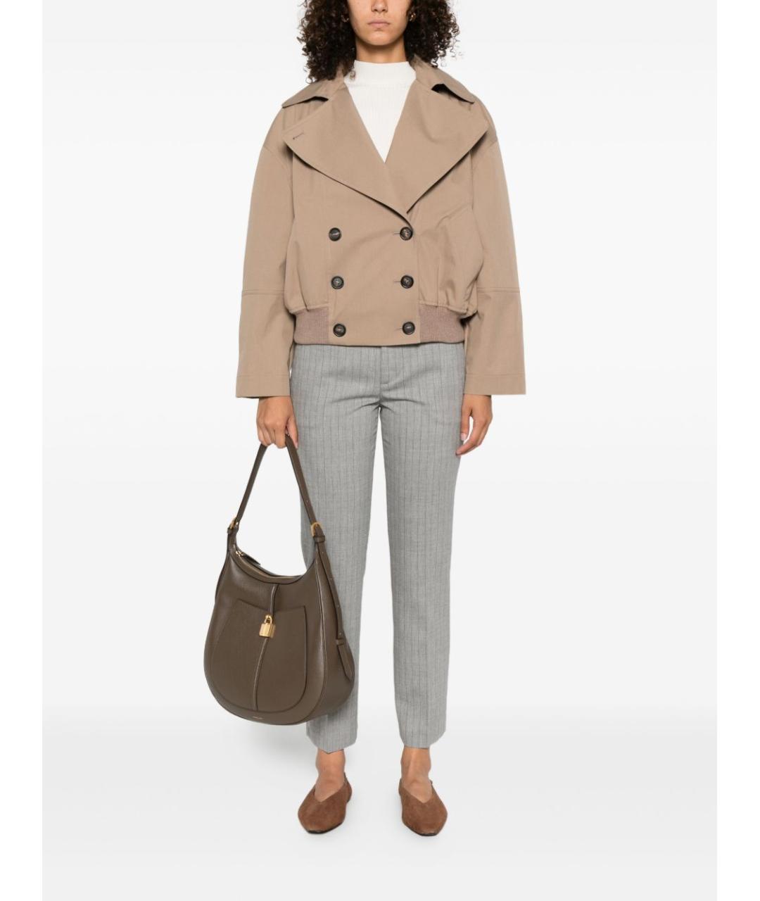 TWIN-SET Белая вискозная водолазка, фото 4