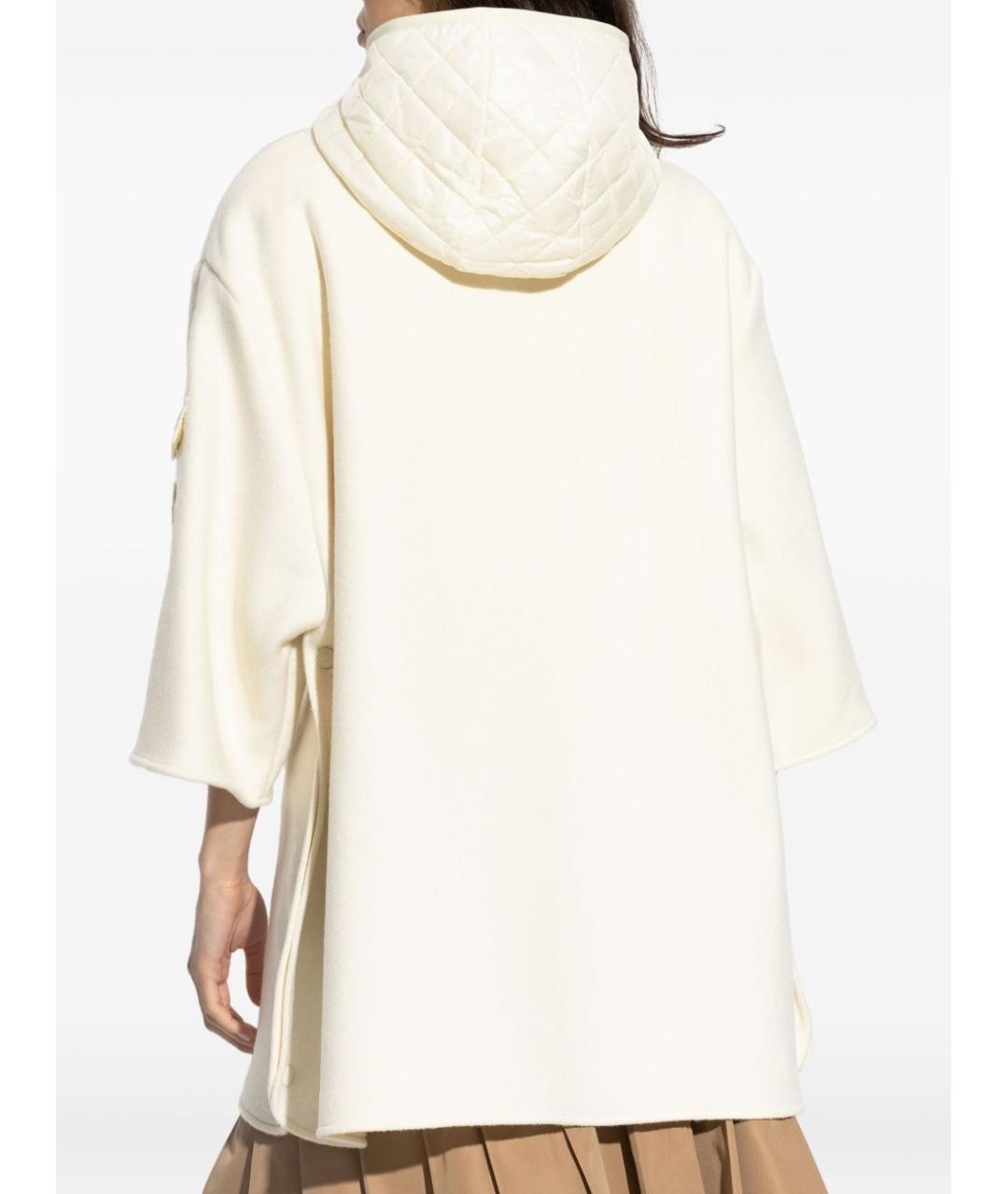 MONCLER Белая шерстяная куртка, фото 3