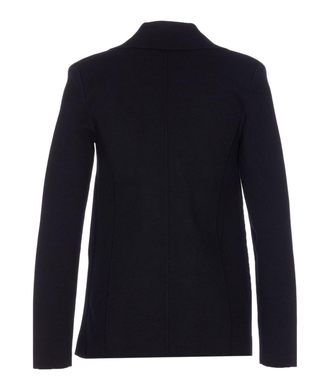 ELISABETTA FRANCHI Черный вискозный жакет/пиджак, фото 2