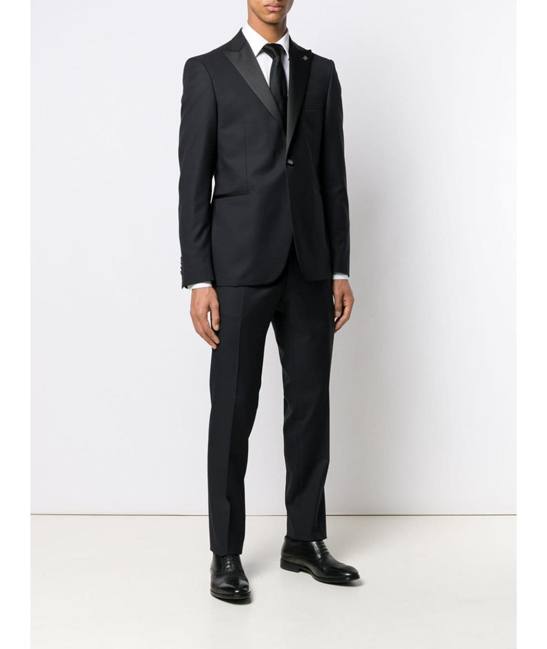 TAGLIATORE Черный вечерний костюм, фото 3