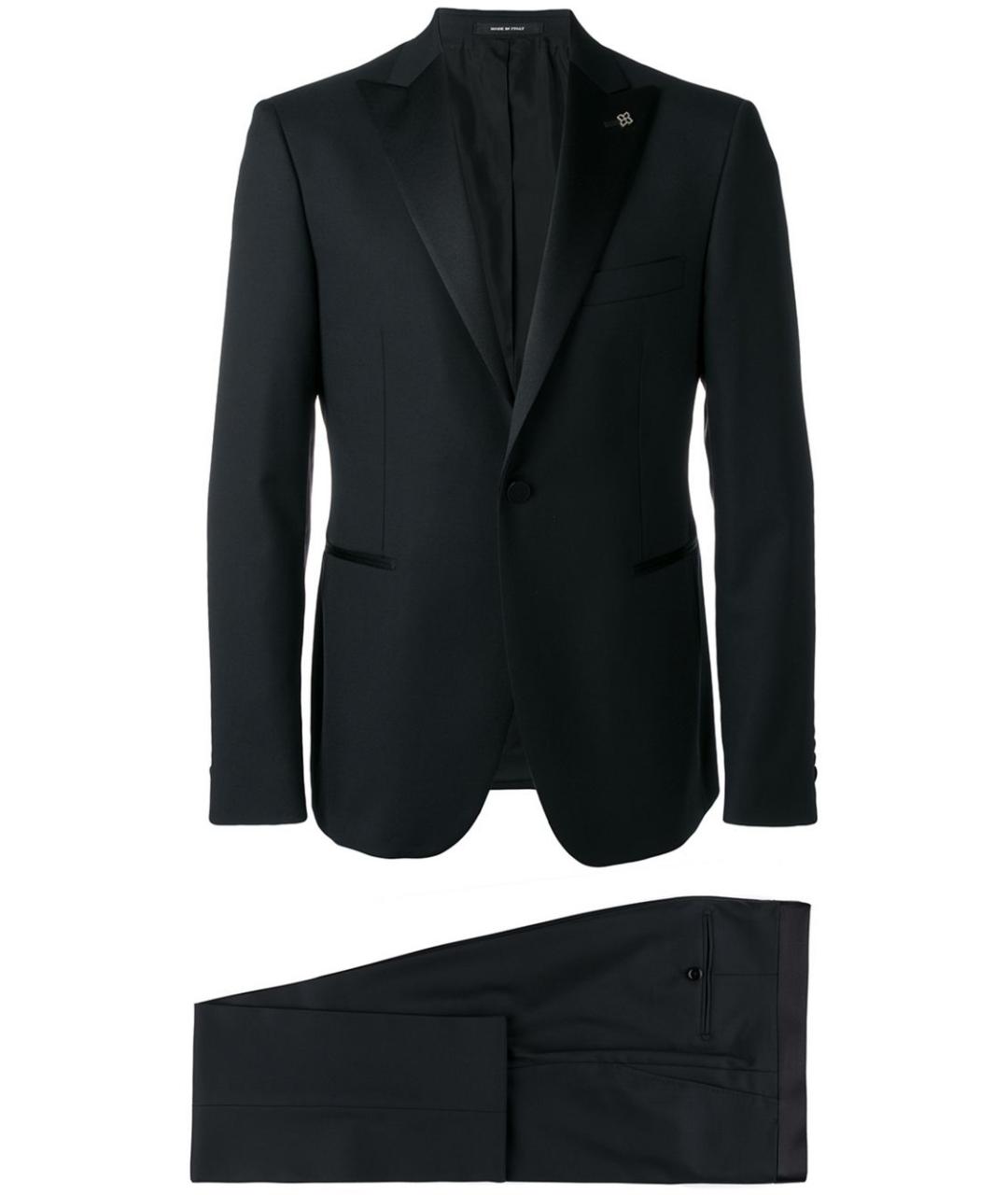 TAGLIATORE Черный вечерний костюм, фото 1