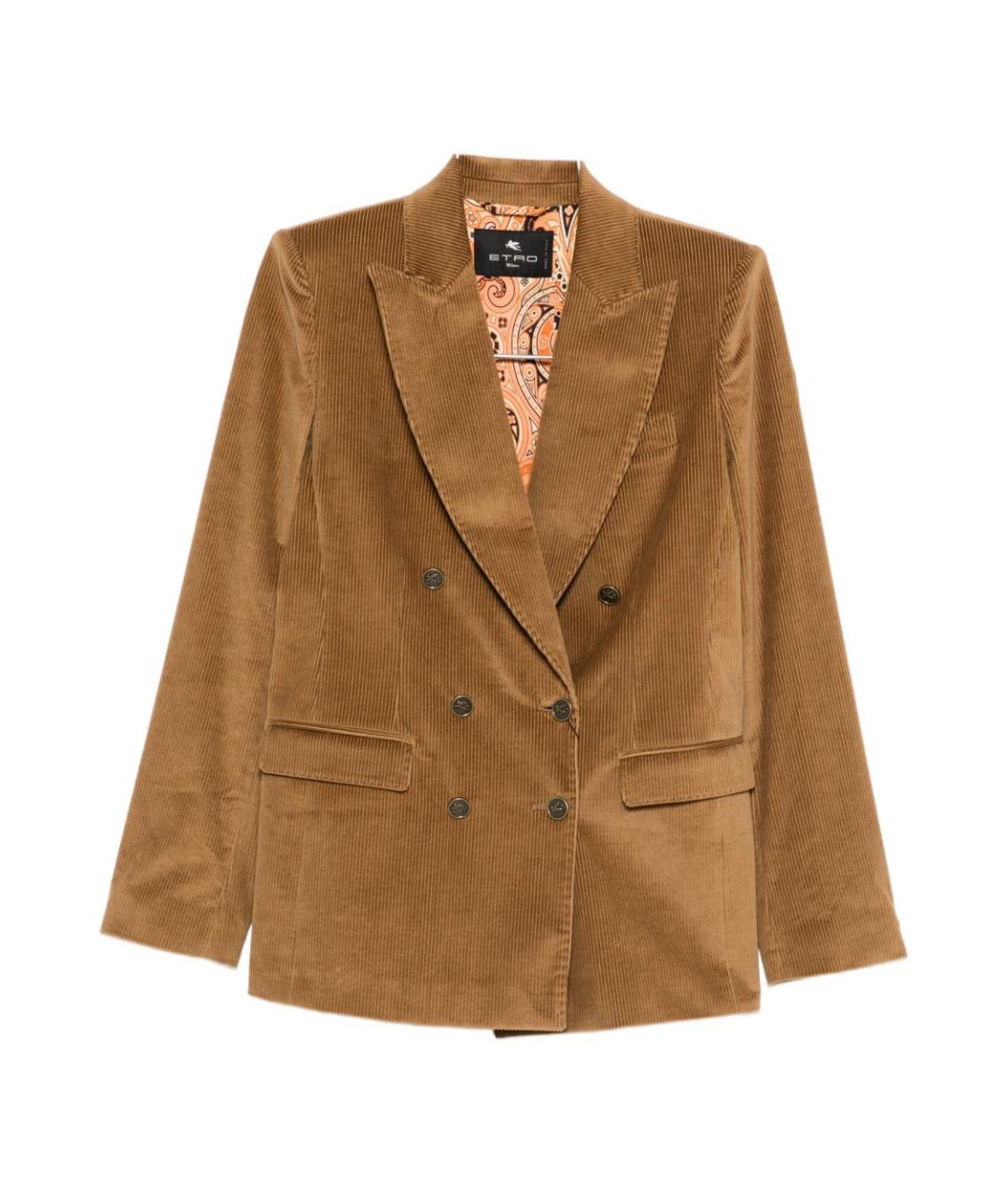 ETRO Бежевый хлопковый жакет/пиджак, фото 1