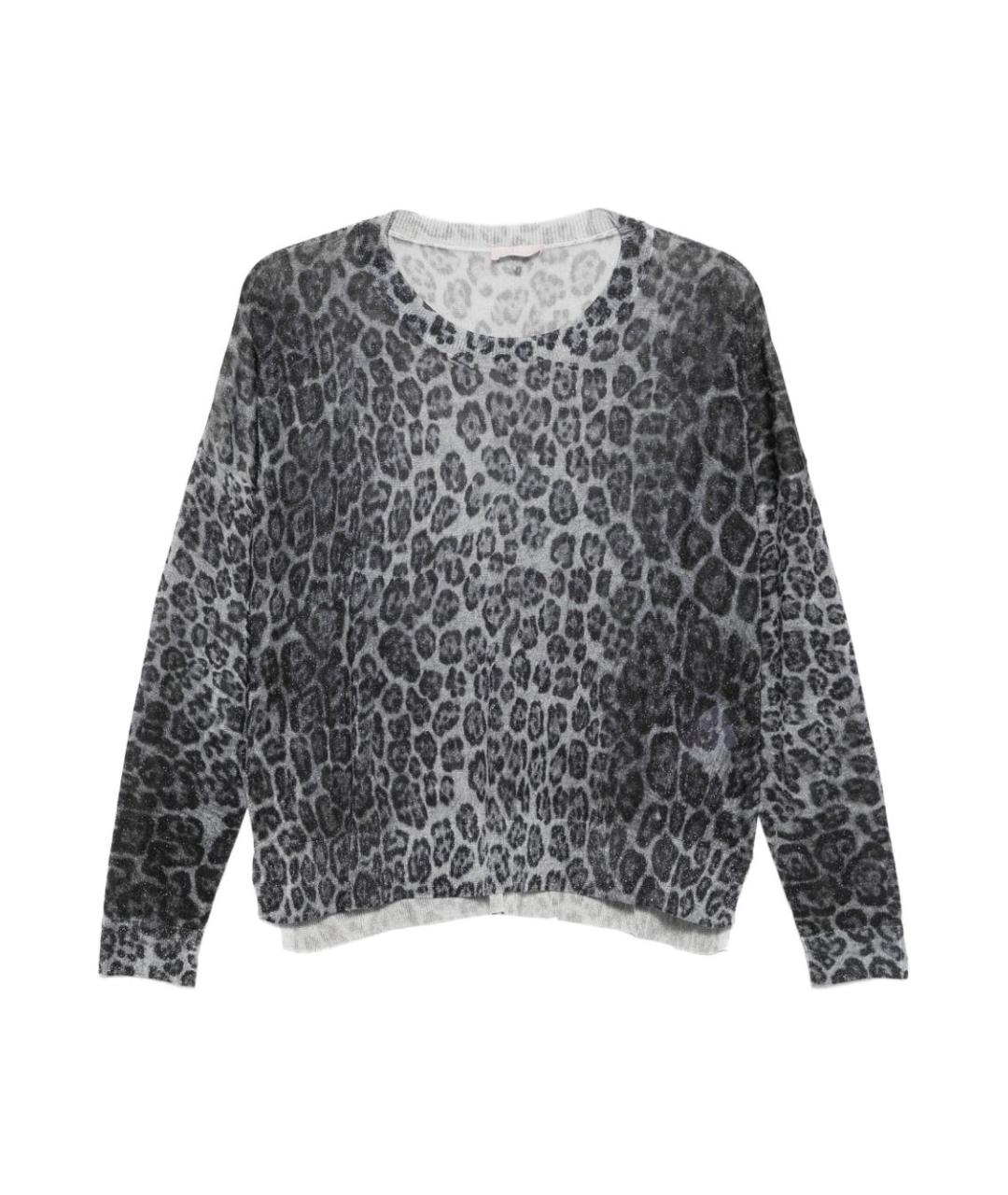 LIU JO Серый вискозный джемпер / свитер, фото 1