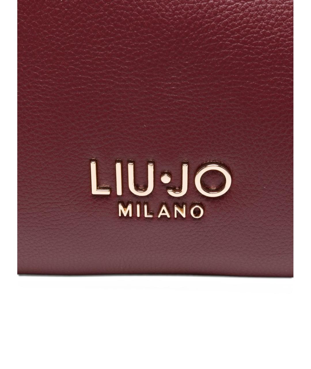 LIU JO Красная сумка тоут из искусственной кожи, фото 3