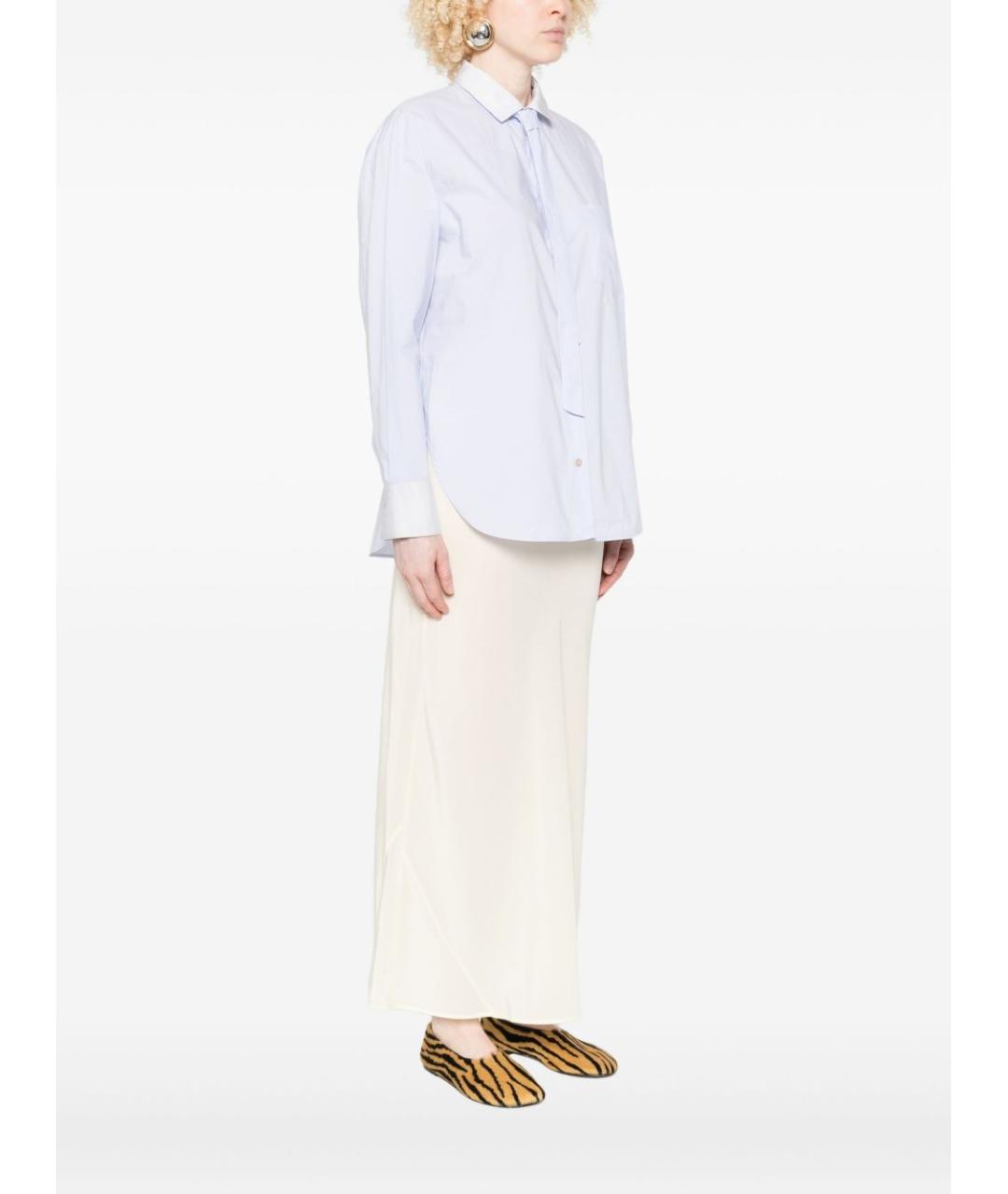 FORTE FORTE Голубая хлопковая рубашка, фото 3