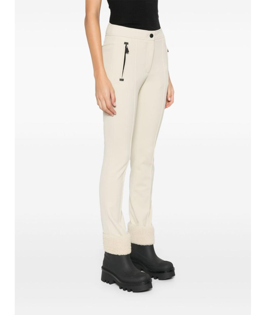 MONCLER GRENOBLE Бежевые брюки узкие, фото 3