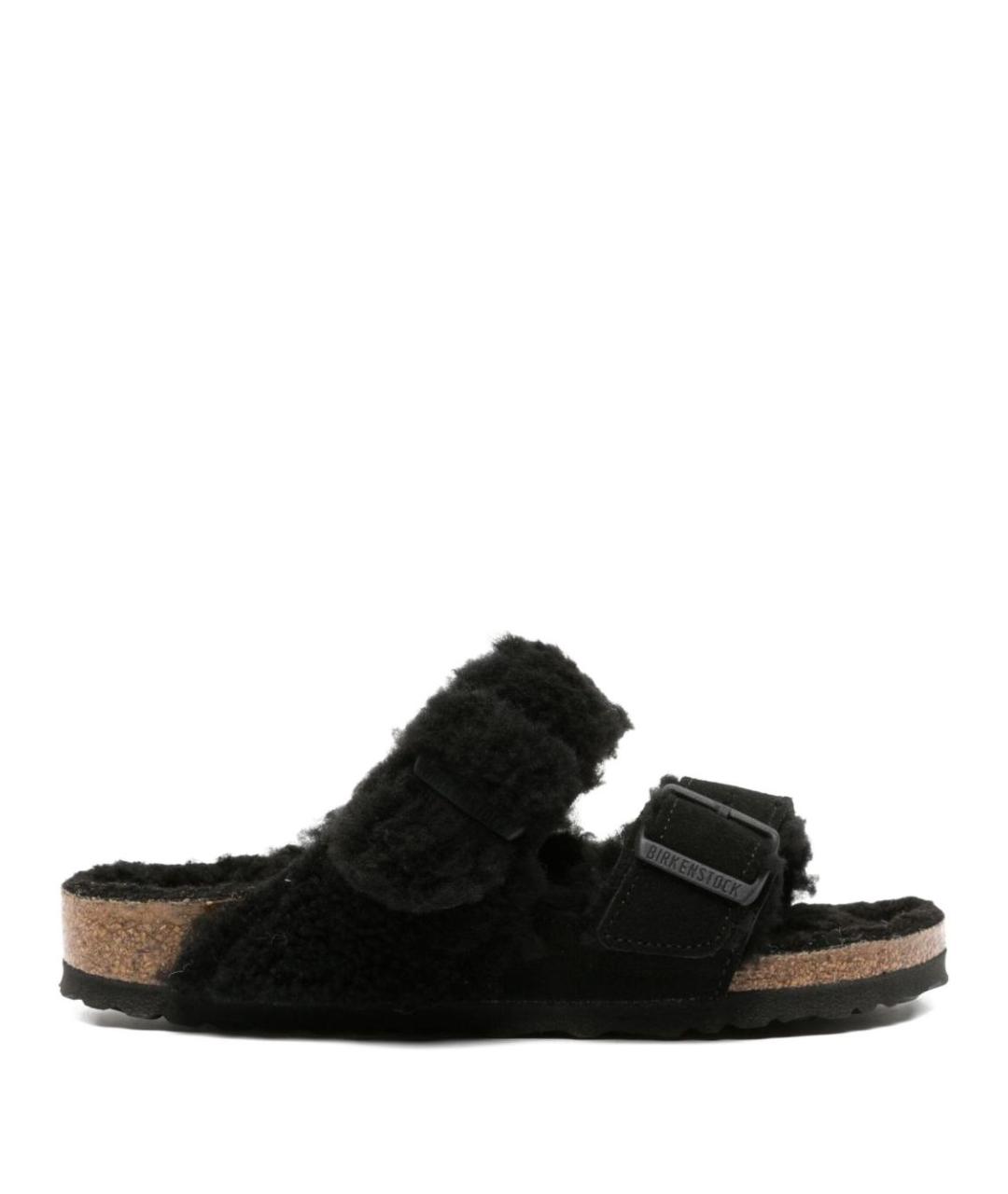 BIRKENSTOCK Черные текстильные сандалии, фото 1