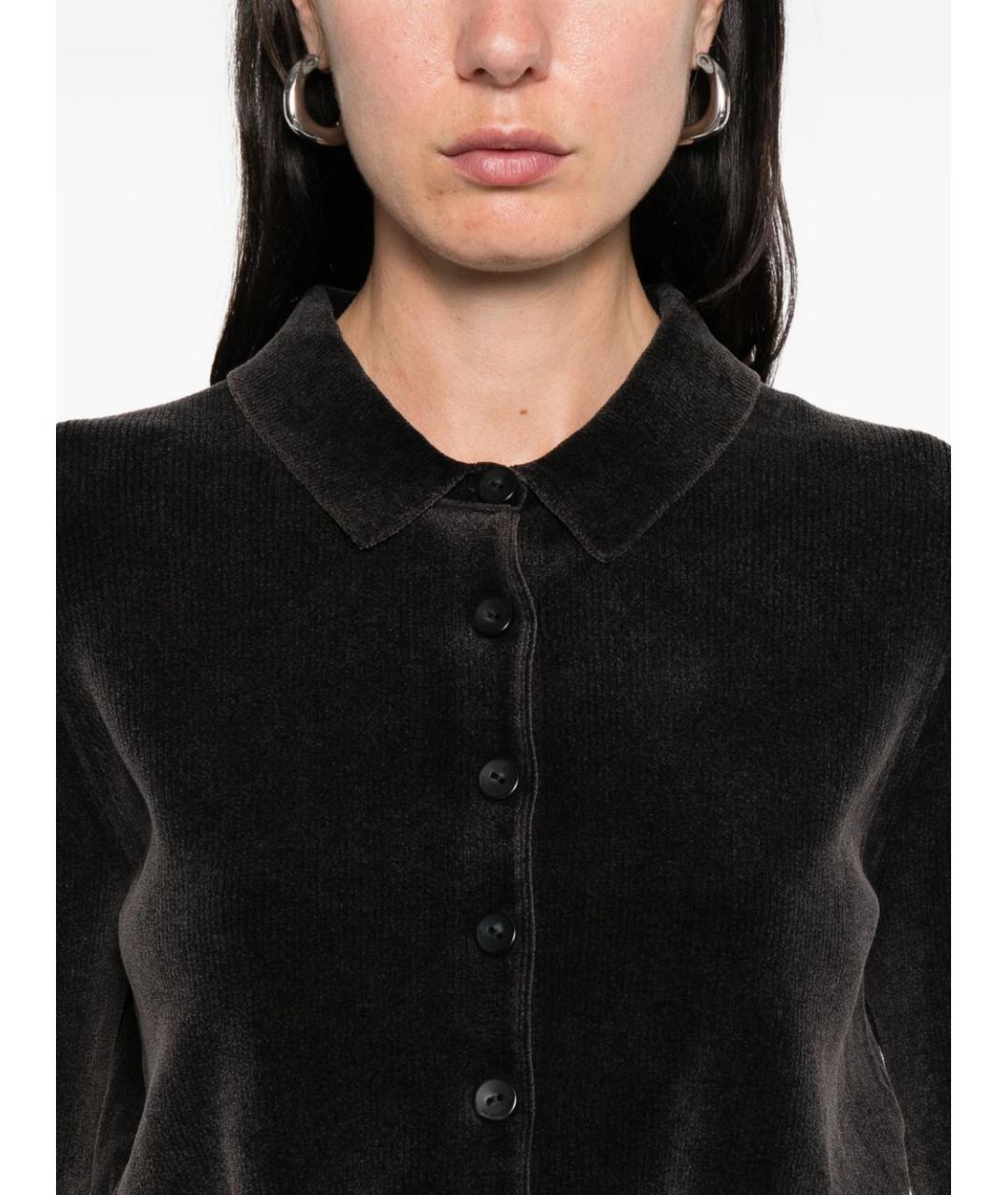 ALEXANDER WANG Черный хлопковый кардиган, фото 3