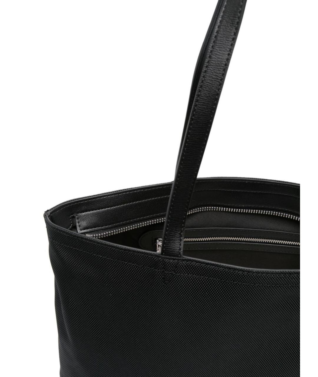 LOVE MOSCHINO Черная синтетическая сумка тоут, фото 4