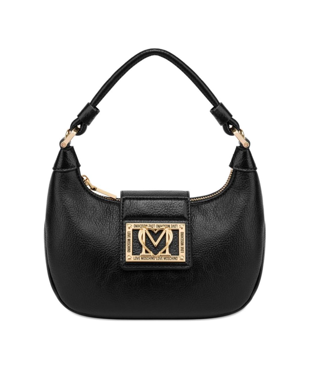 LOVE MOSCHINO Черная сумка с короткими ручками из искусственной кожи, фото 1