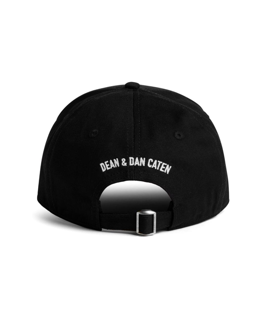 DSQUARED2 Черная хлопковая кепка/бейсболка, фото 5