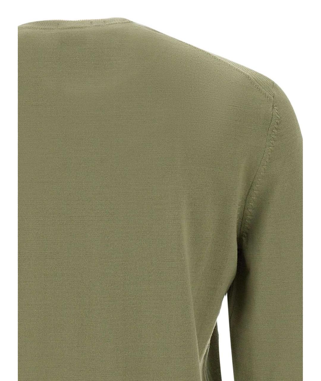 HUGO BOSS Хаки шерстяной джемпер / свитер, фото 2