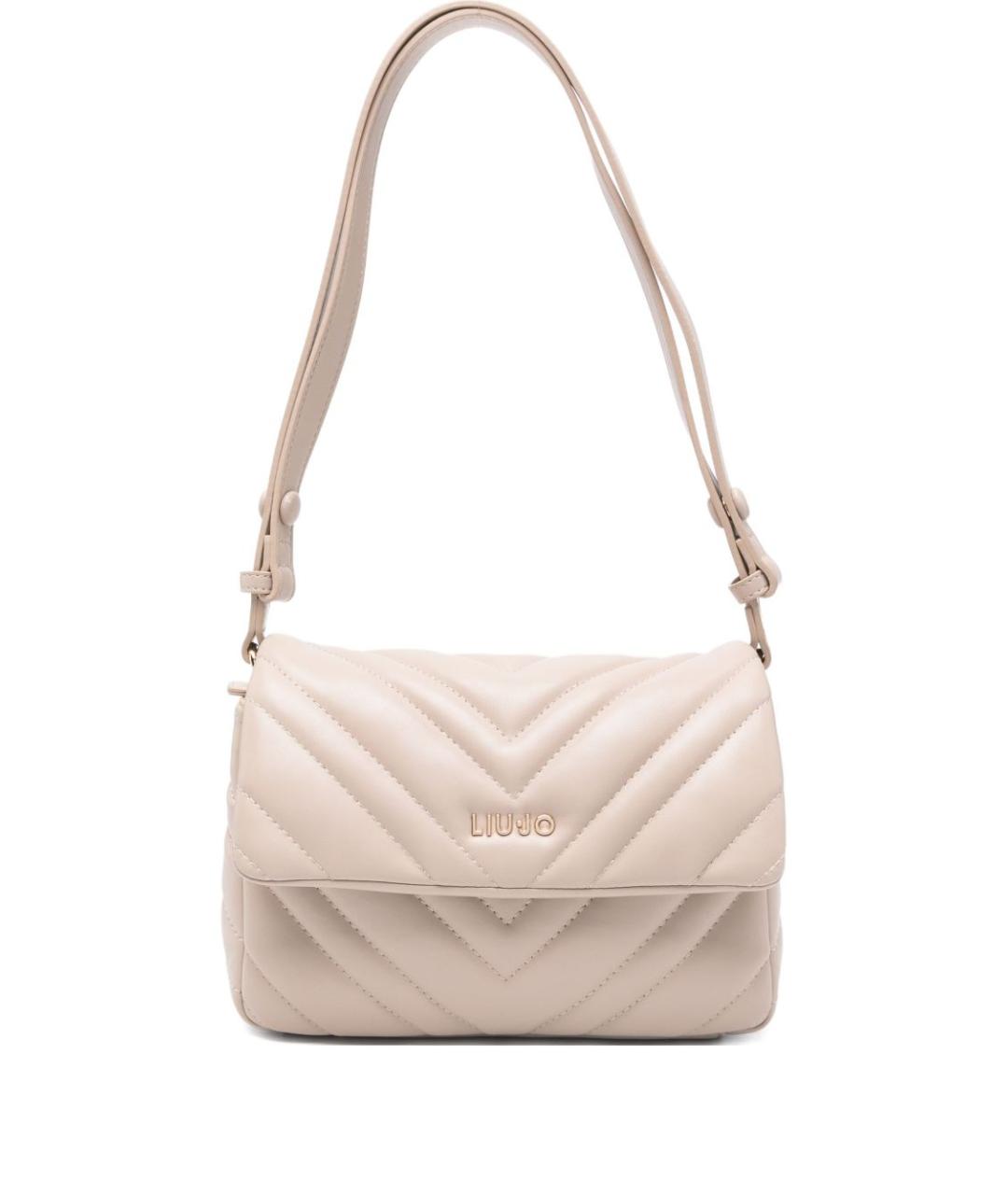 LIU JO Белая сумка через плечо из искусственной кожи, фото 1