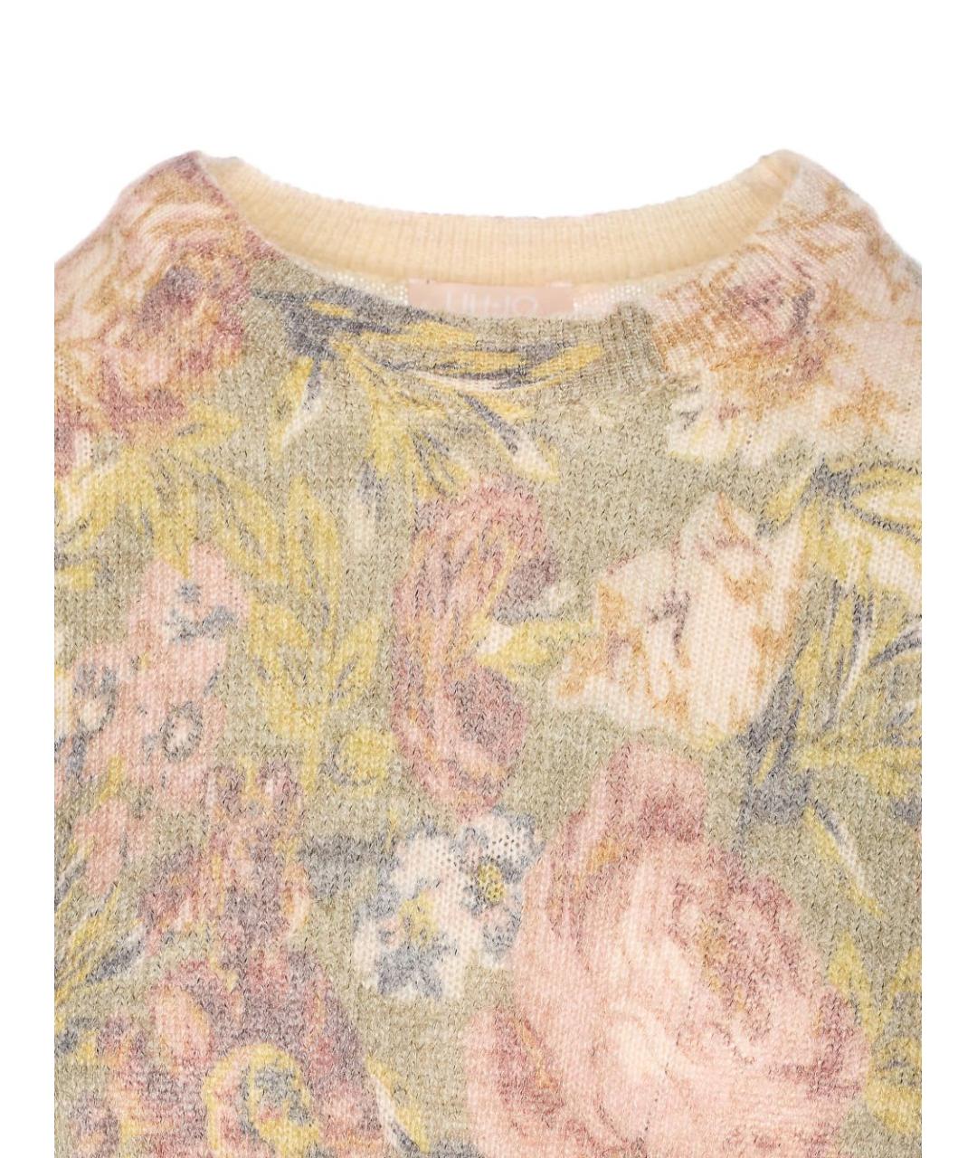 LIU JO Мульти шерстяной джемпер / свитер, фото 2