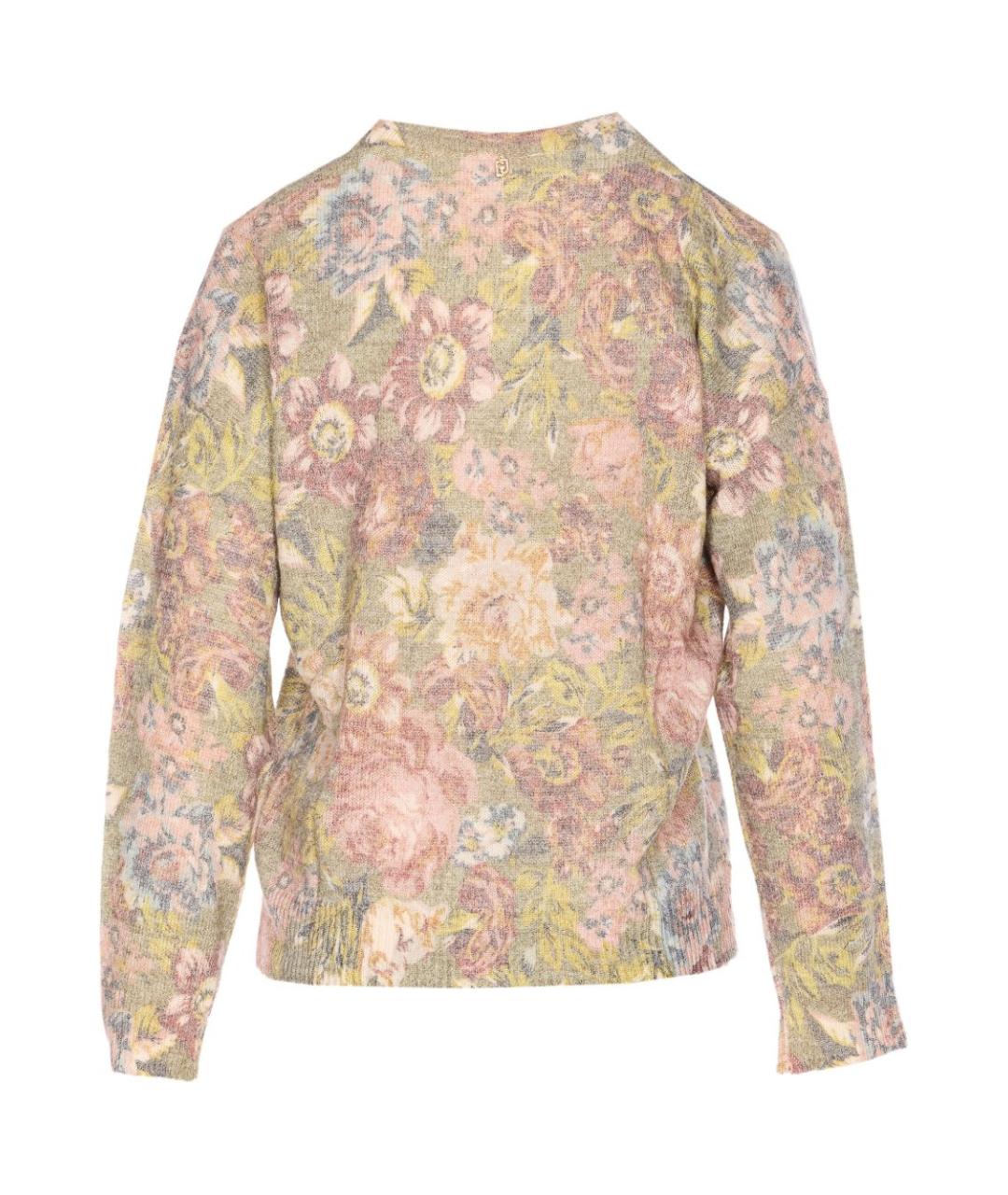 LIU JO Мульти шерстяной джемпер / свитер, фото 4