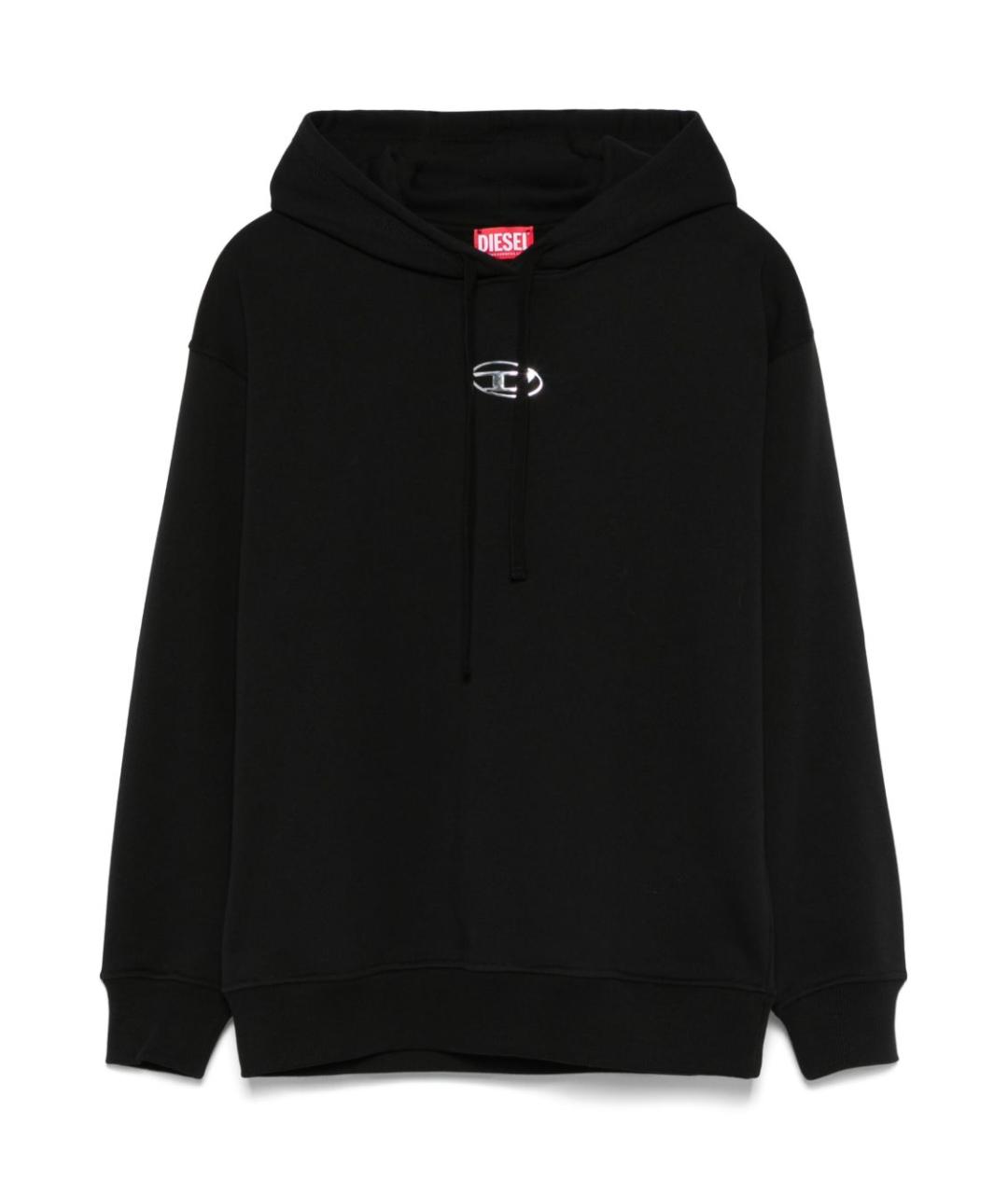 DIESEL Черный хлопковый джемпер / свитер, фото 1