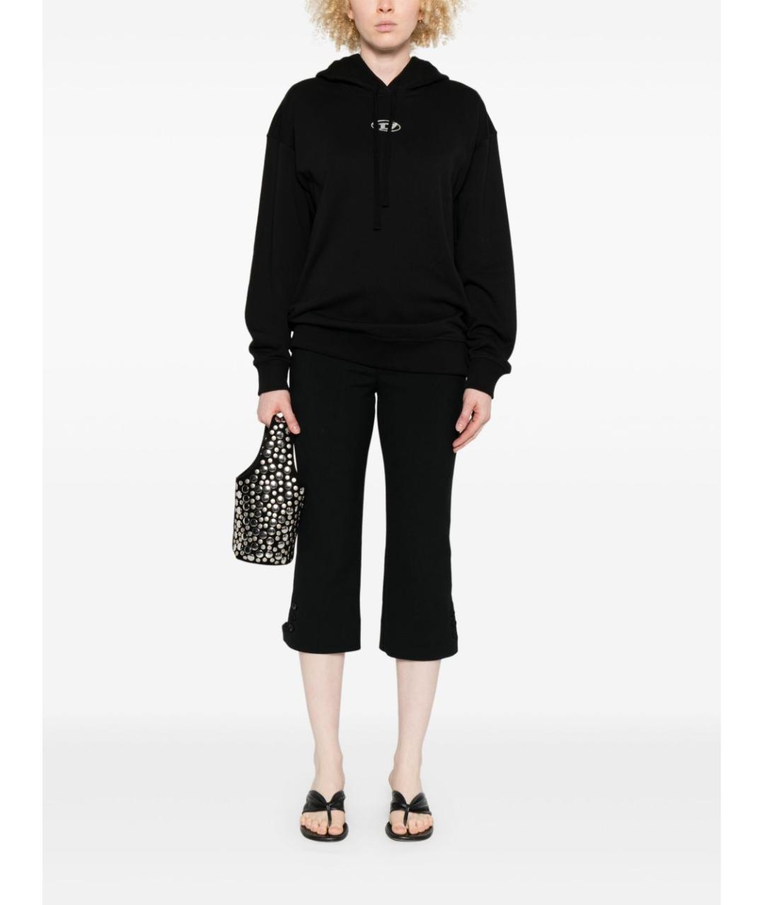 DIESEL Черный хлопковый джемпер / свитер, фото 4