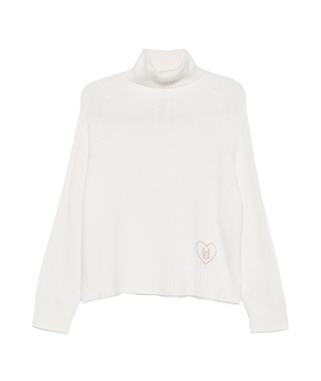 LIU JO Белый полиамидовый джемпер / свитер, фото 1